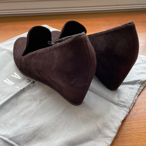 Brown Stuart Weitzman Suede Wedges - Picture 5 of 10